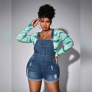 NWOT Denim Overalls